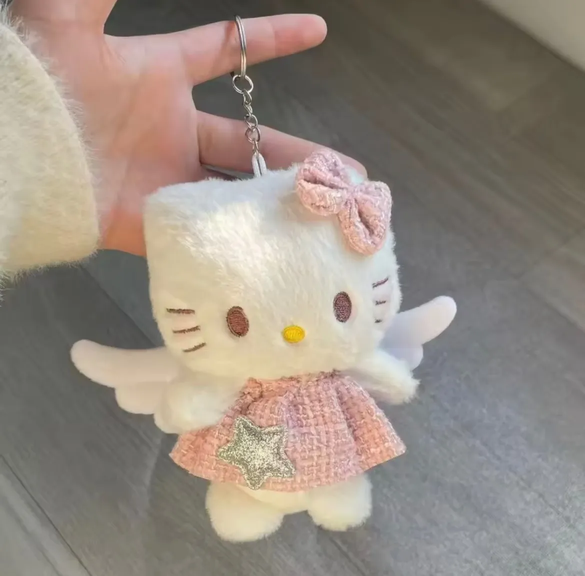 Peluche Llavero Sanrio Hello Kitty Ángel