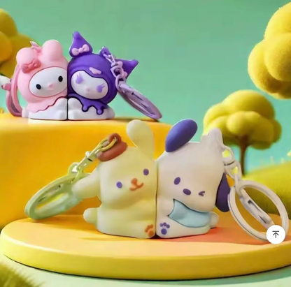 Llavero Duo Magnético Personajes Sanrio (Varios diseños)