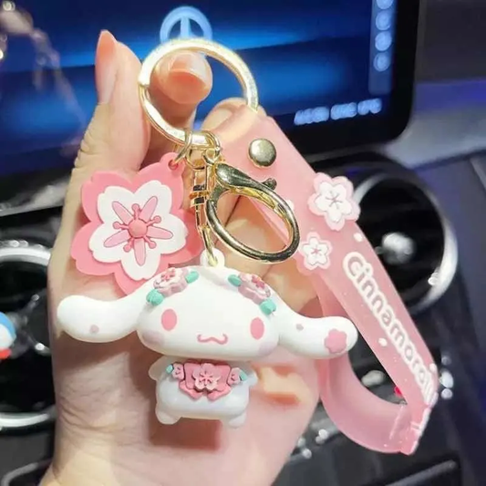 Llavero Personajes Sanrio - Flor de Primavera (Varios diseños)