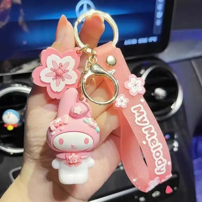Llavero Personajes Sanrio - Flor de Primavera (Varios diseños)