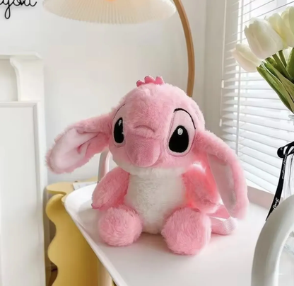 Mochila de Peluche Stitch y Angel (Varios modelos)