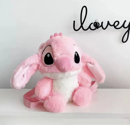 Mochila de Peluche Stitch y Angel (Varios modelos)