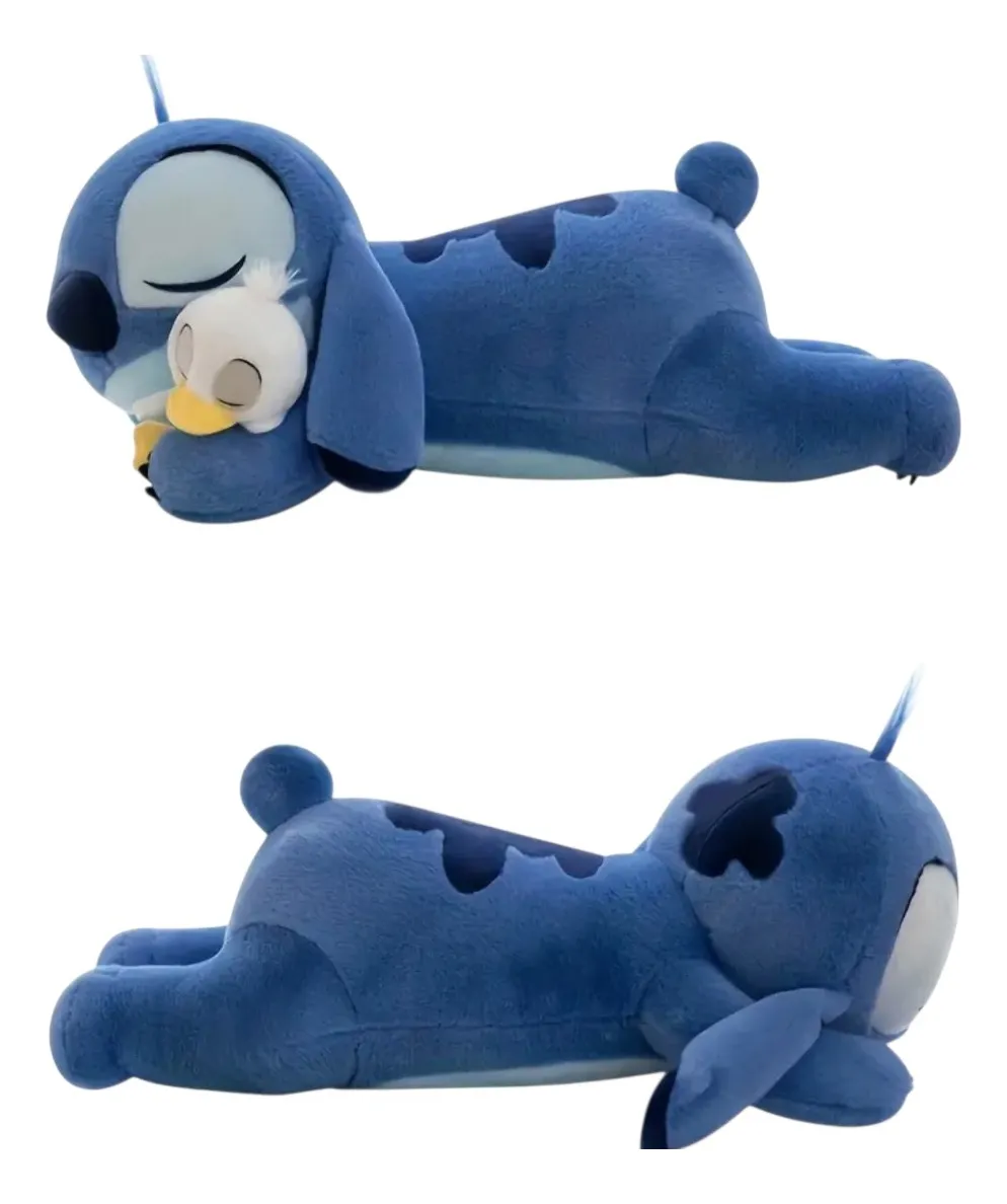 Peluche Stitch con su Amigo Patito 50 cm