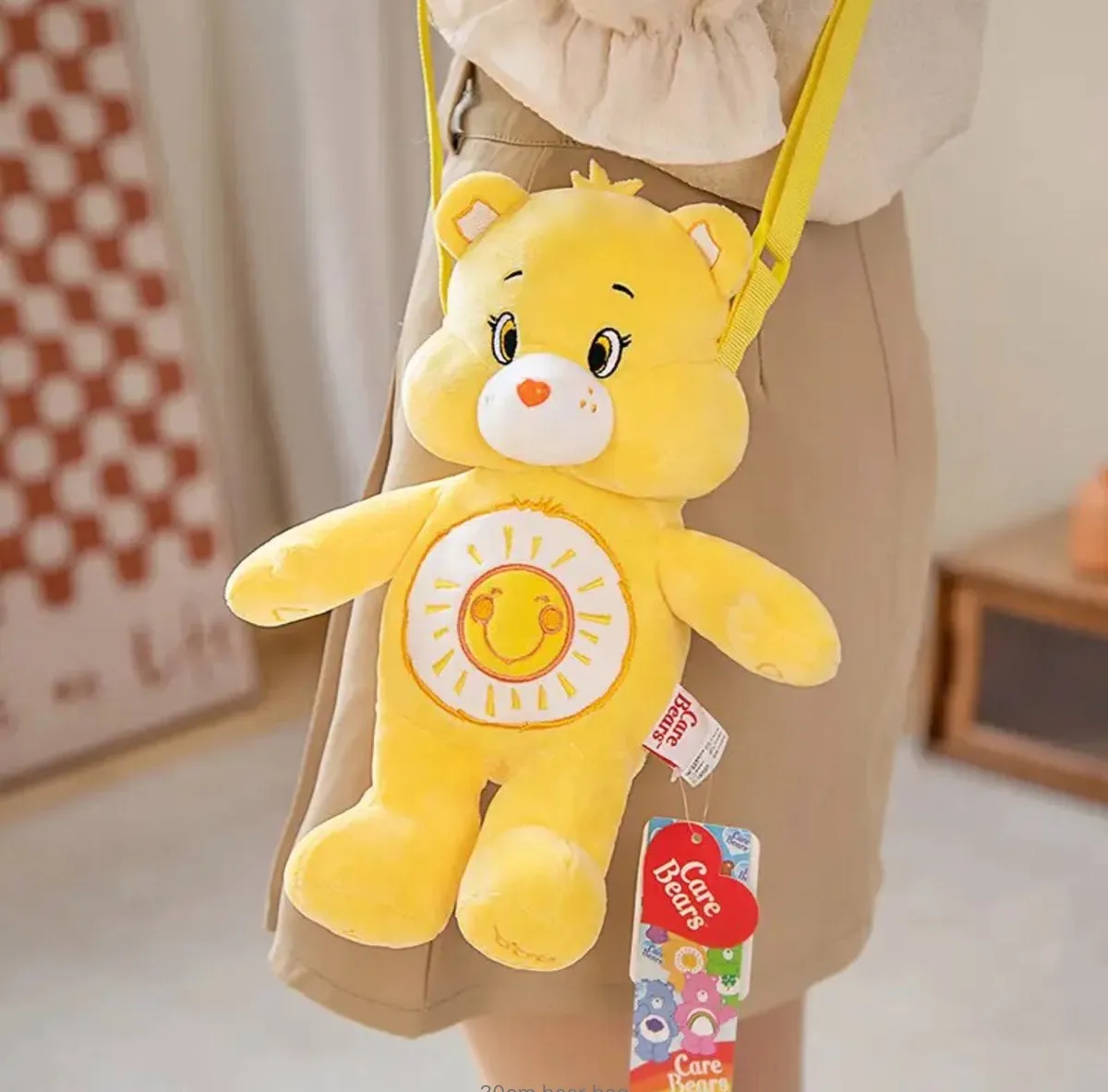 Bolso Mochila Peluche Cariñositos