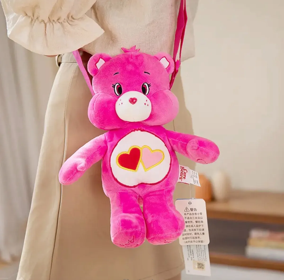 Bolso Mochila Peluche Cariñositos