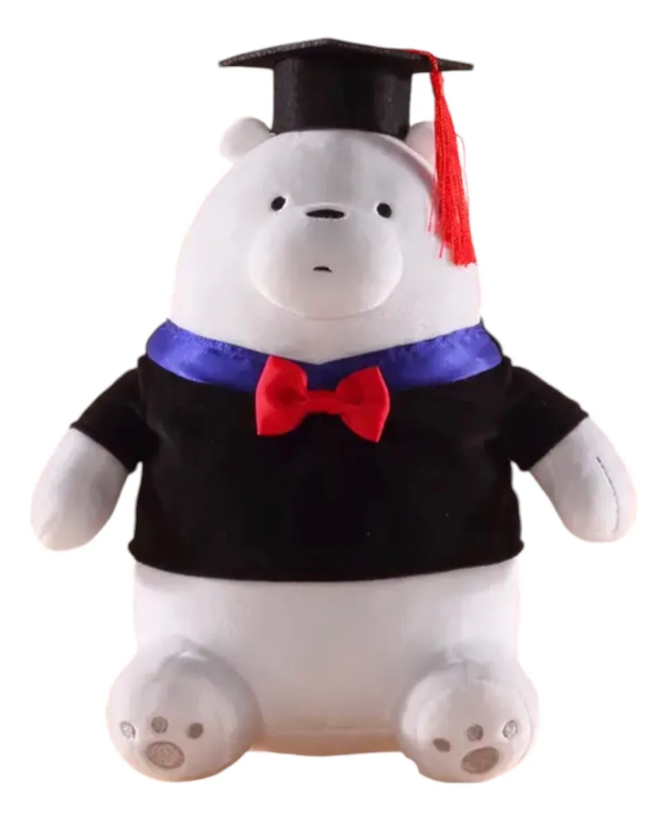 Peluche We Bare Bears Graduación 25 Cm (Varios modelos)