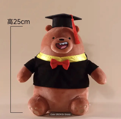 Peluche We Bare Bears Graduación 25 Cm (Varios modelos)
