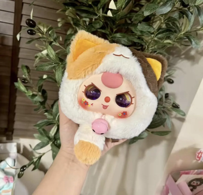 Blind Box Baby Three Fortune Cat Zipper Bag
