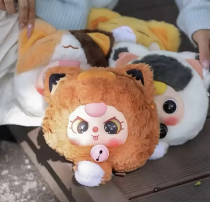 Blind Box Baby Three Fortune Cat Zipper Bag