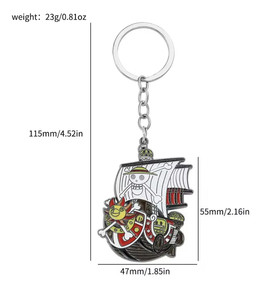 Llavero Metálico One Piece (Varios diseños)