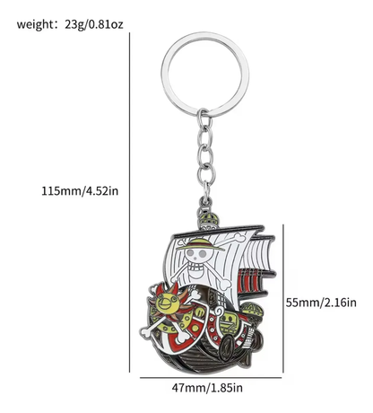 Llavero Metálico One Piece (Varios diseños)
