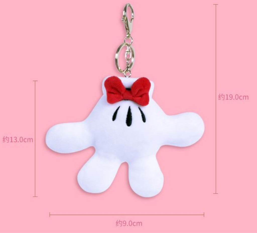 Llavero Guante Mickey & Minnie Mouse