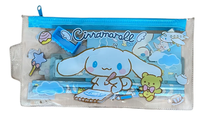 Set Escolar Estuche 7 piezas Personajes Sanrio