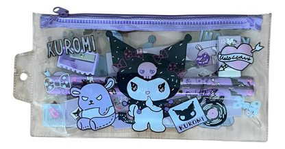 Set Escolar Estuche 7 piezas Personajes Sanrio