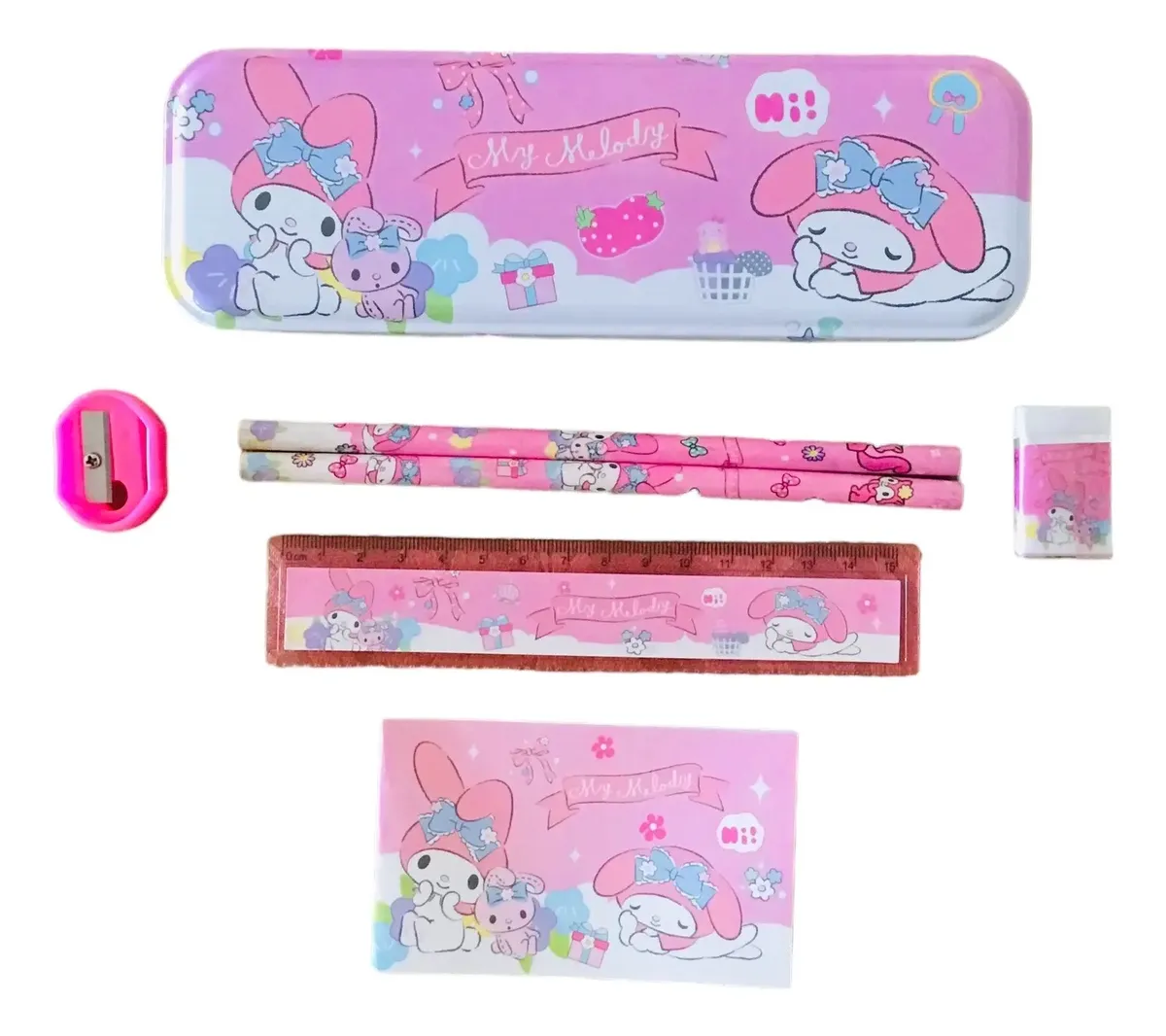 Set Escolar Sanrio 7 Piezas