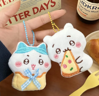Set de 3 Llaveros de Peluche Chiikawa