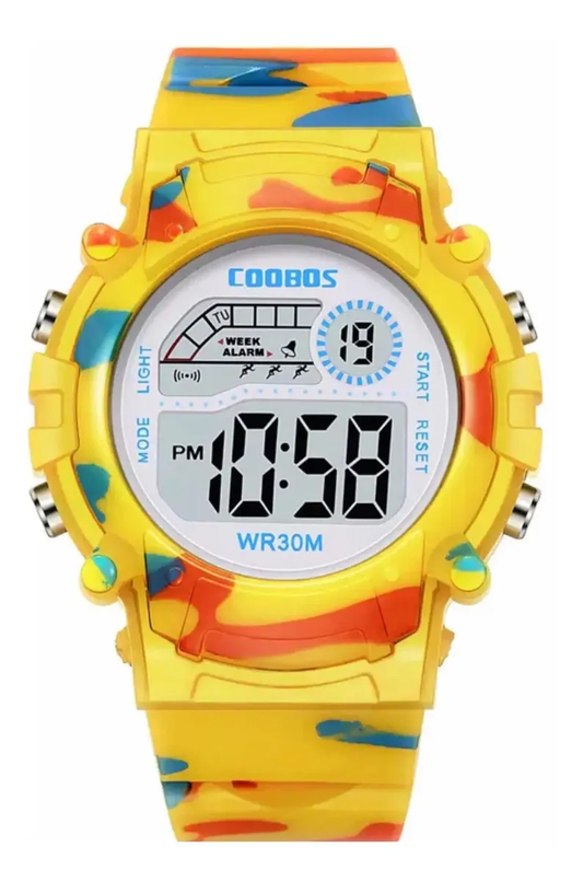 Reloj Deportivo para Niños Diseño Camuflaje