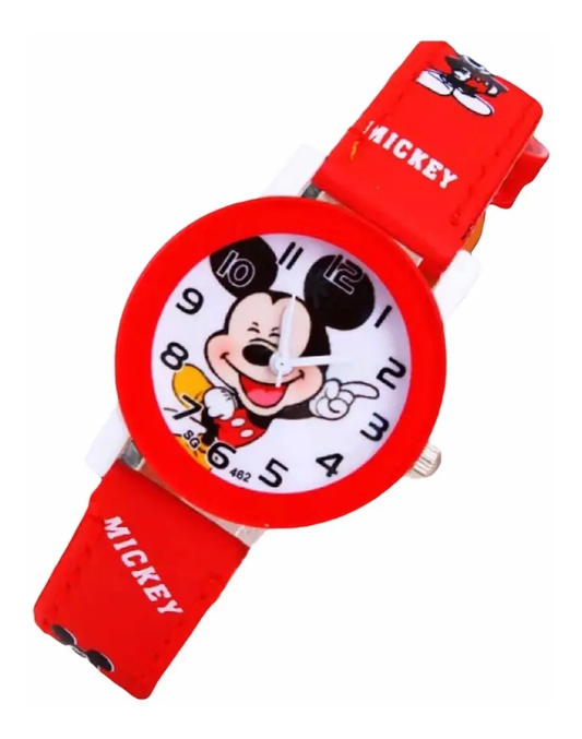Reloj Mickey Mouse Correa de Cuerina para Niños