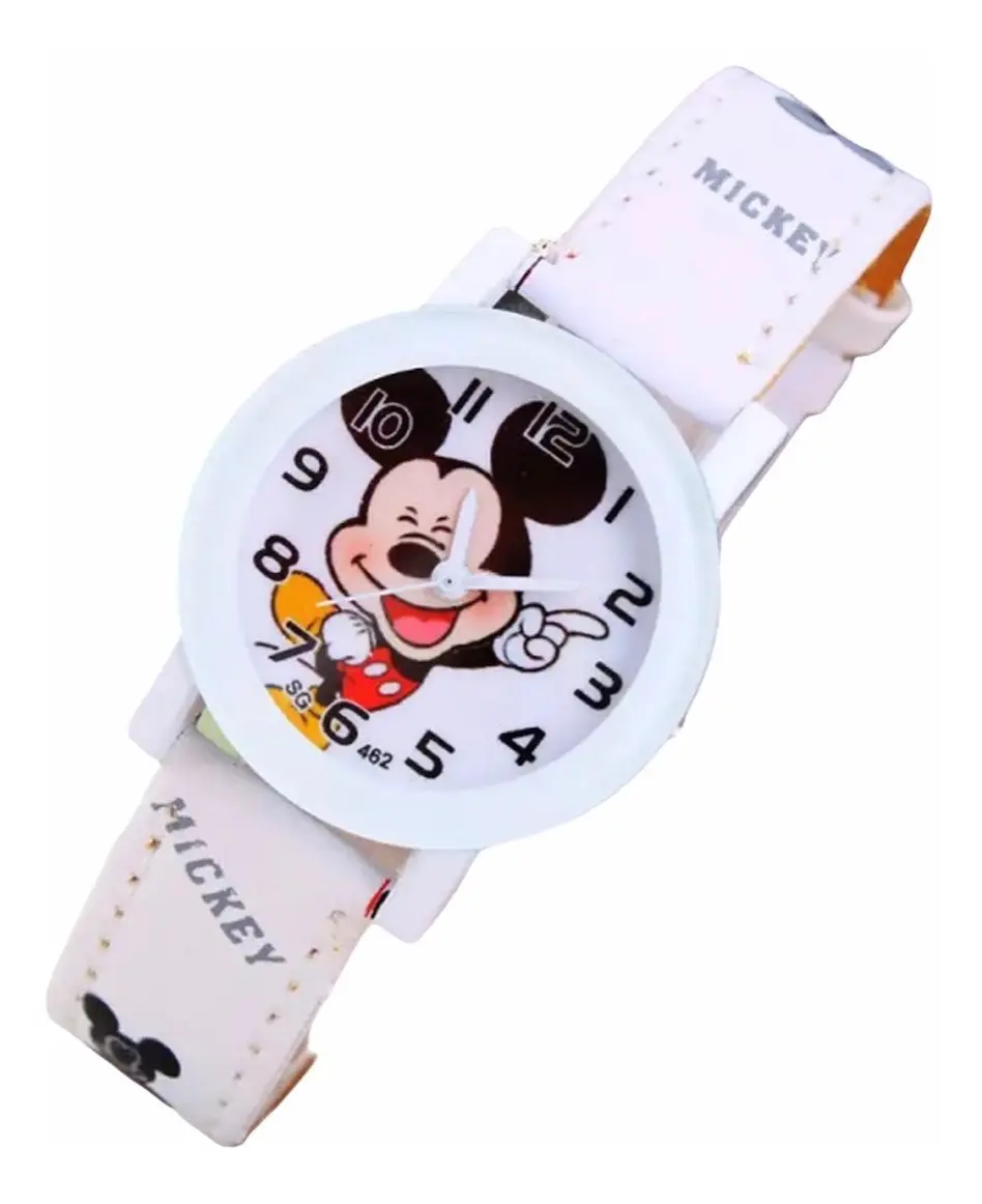 Reloj Mickey Mouse Correa de Cuerina para Niños