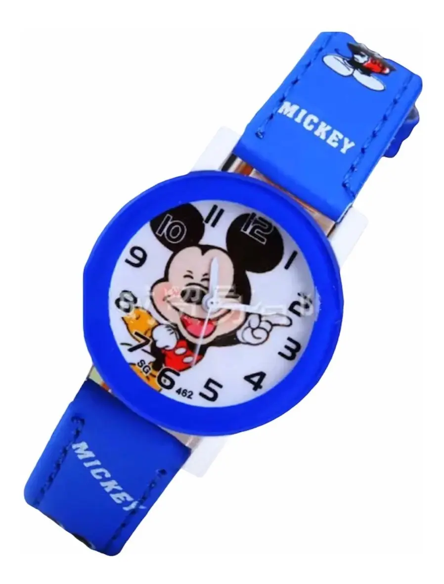 Reloj Mickey Mouse Correa de Cuerina para Niños