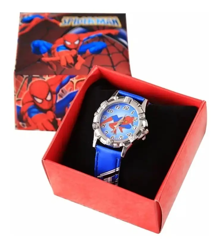 Reloj Spiderman para Niños en Cajita