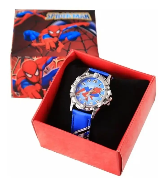 Reloj Spiderman para Niños en Cajita