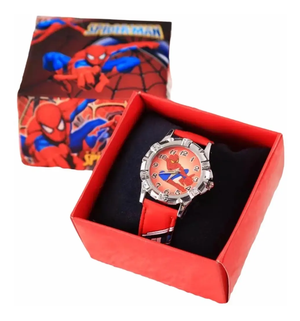 Reloj Spiderman para Niños en Cajita