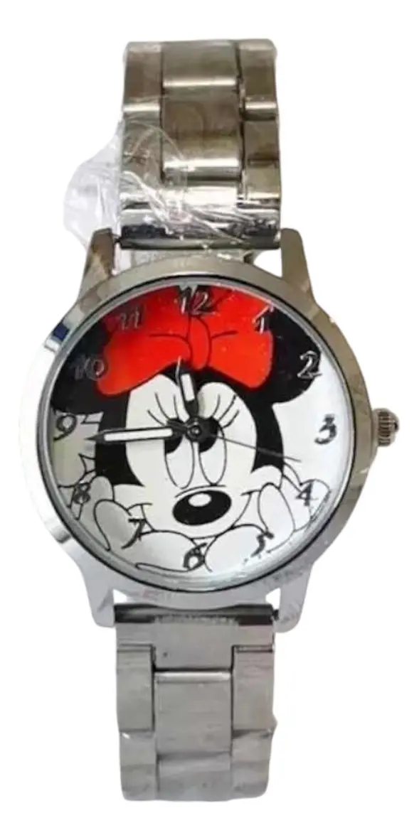Reloj Mickey Mouse Pulsera Metálica