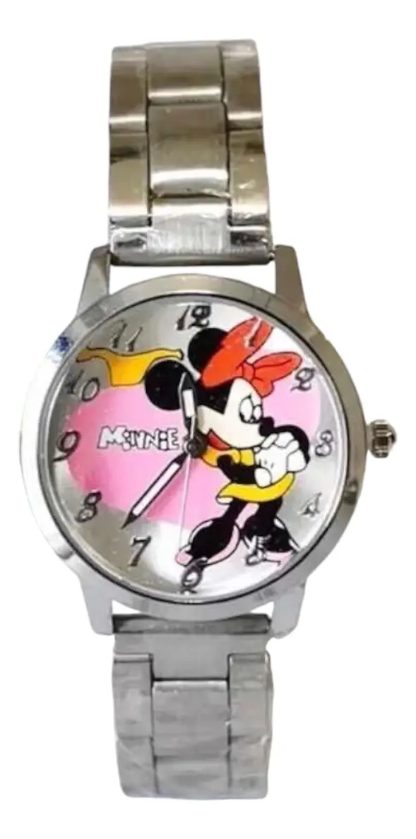 Reloj Mickey Mouse Pulsera Metálica