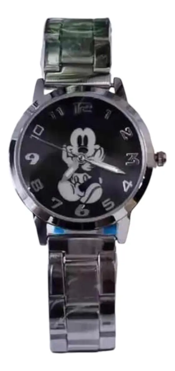 Reloj Mickey Mouse Pulsera Metálica