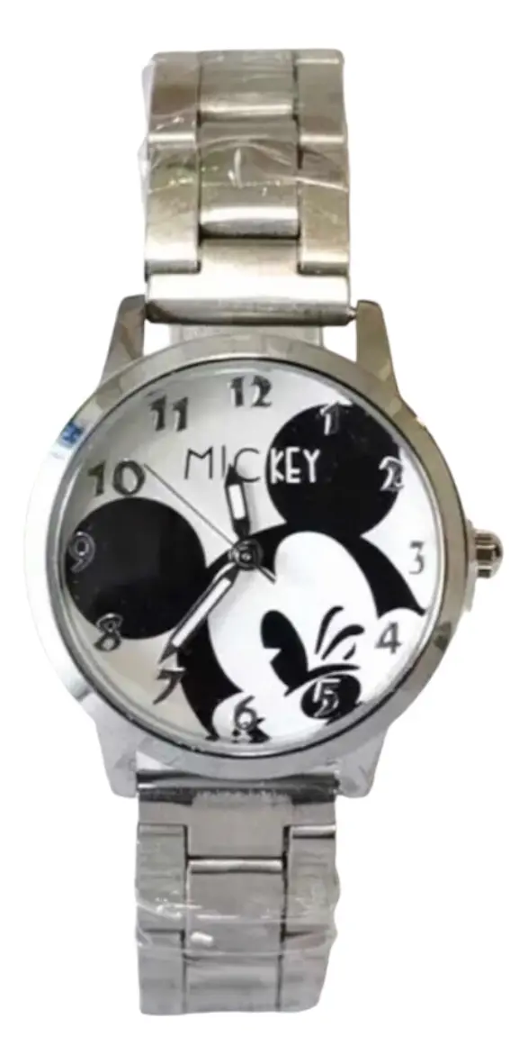 Reloj Mickey Mouse Pulsera Metálica