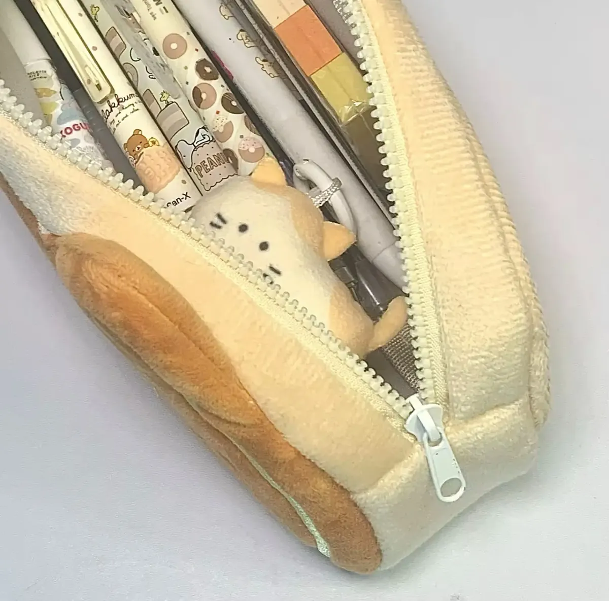 Estuche Escolar Pusheen Felpa 2 Compartimentos