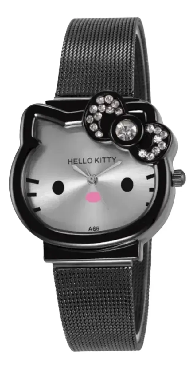 Reloj Hello Kitty Adulto Pulsera Metálica