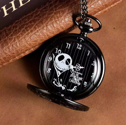 Reloj de Bolsillo Jack Skellington Del Extraño Mundo De Jack