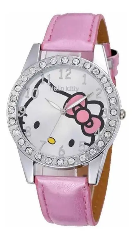 Reloj Hello Kitty Con Brillitos