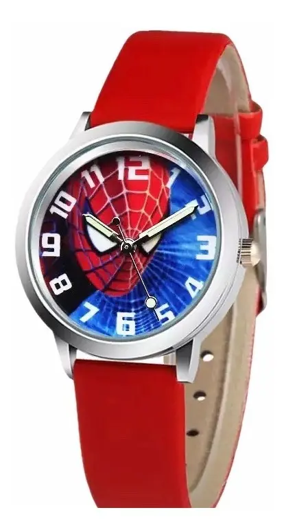 Reloj Pulsera Spiderman Para Niños