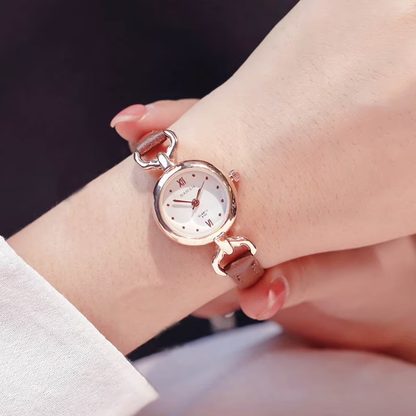 Reloj Mujer con Esfera Pequeña y Pulsera Delgada