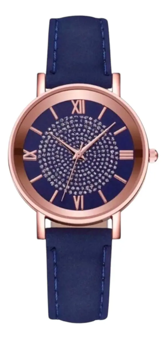 Reloj Rose Gold con Brillitos Mujer