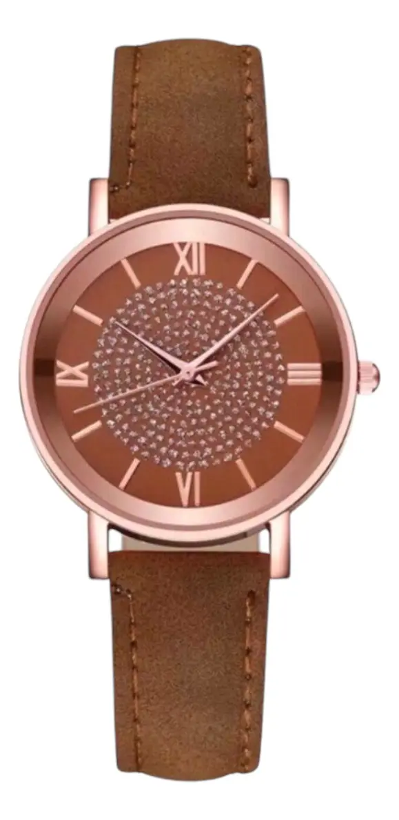 Reloj Rose Gold con Brillitos Mujer