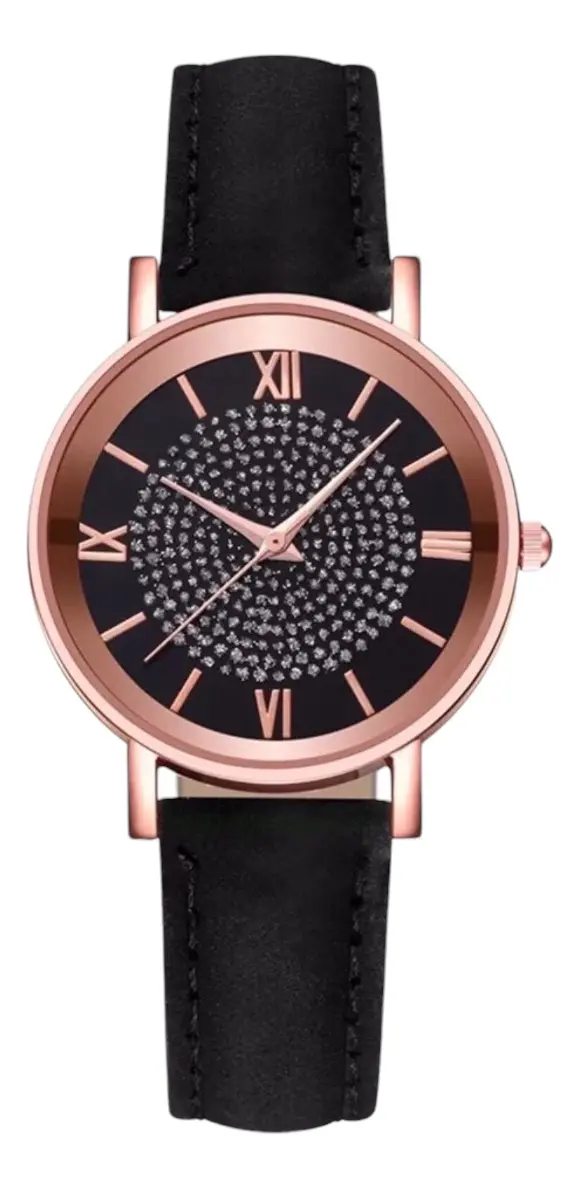 Reloj Rose Gold con Brillitos Mujer