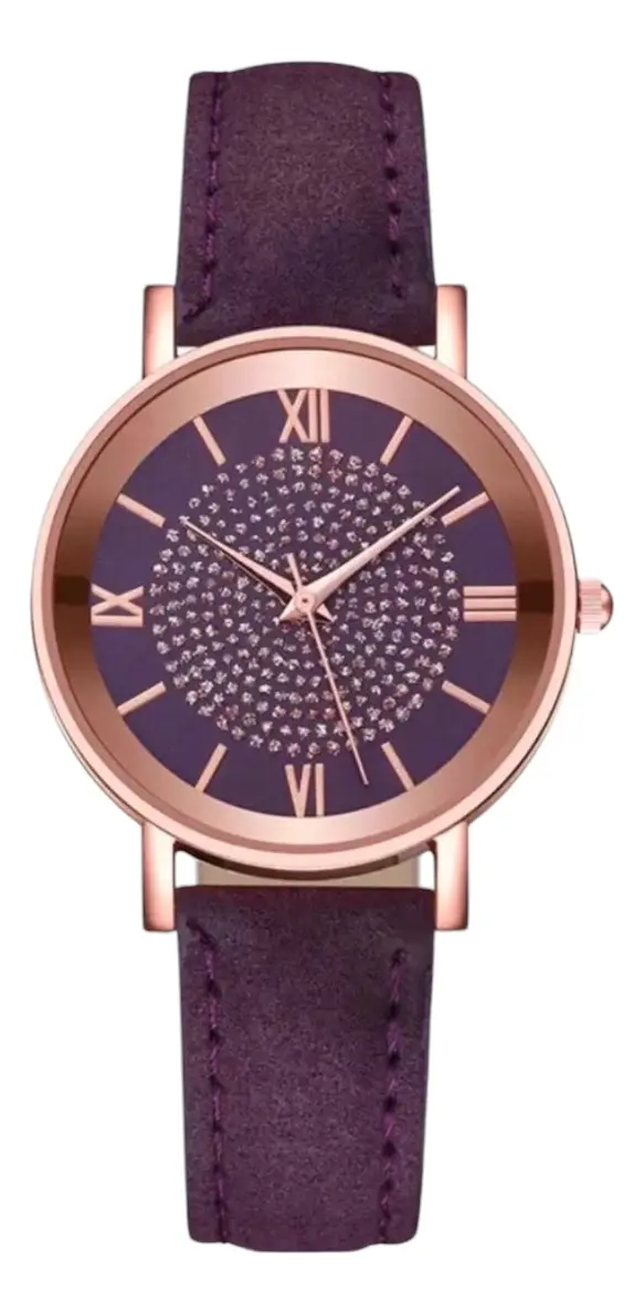 Reloj Rose Gold con Brillitos Mujer