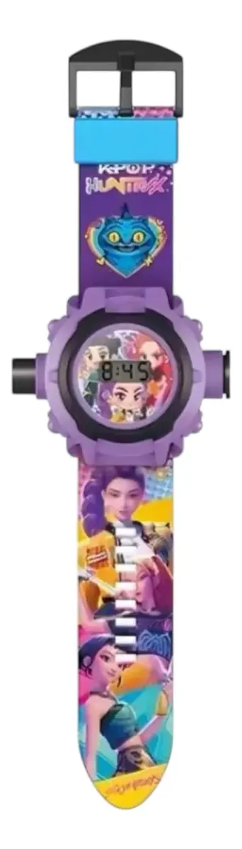 Reloj Digital Kpop Demon Hunters con Proyector