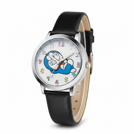 Reloj Cuerina Gato Cósmico
