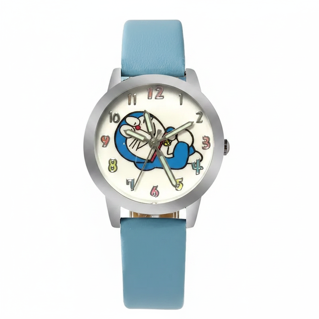 Reloj Cuerina Gato Cósmico