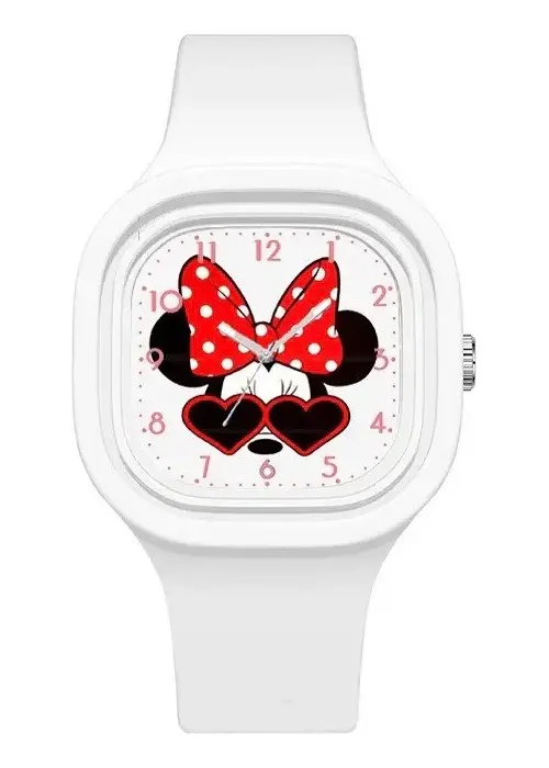 Reloj Mickey & Minnie Mouse Grande Silicona