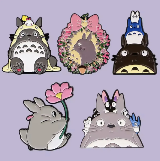 Set de 5 Pins Totoro