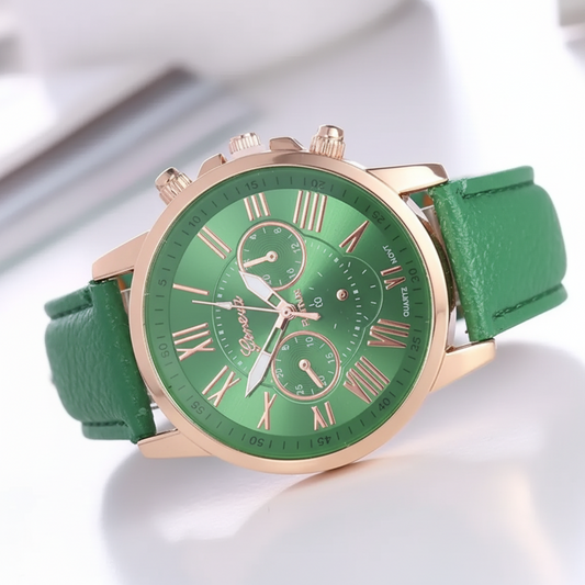 Reloj Geneva Verde para Mujer
