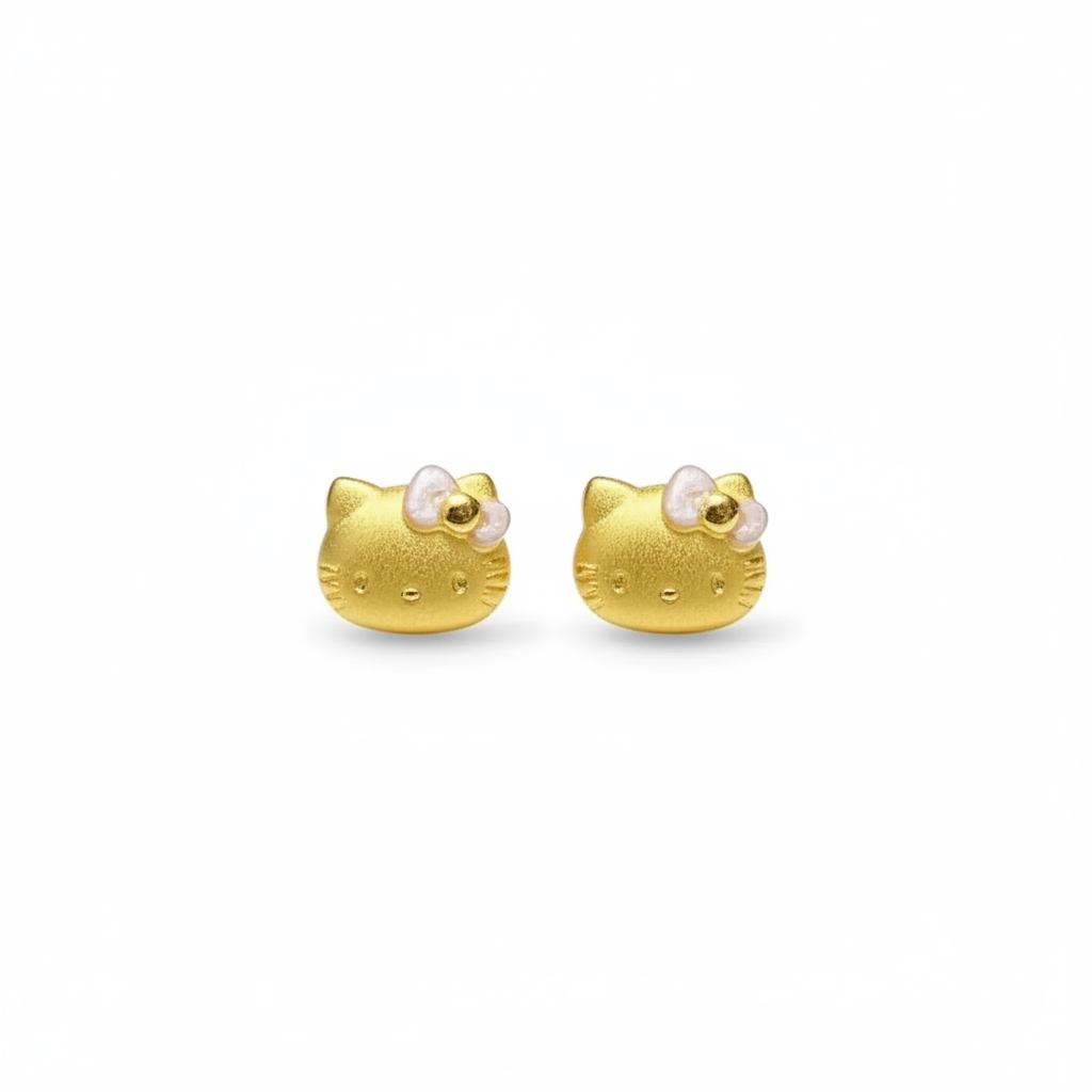 Aros Pequeños Sanrio de Plata Esterlina