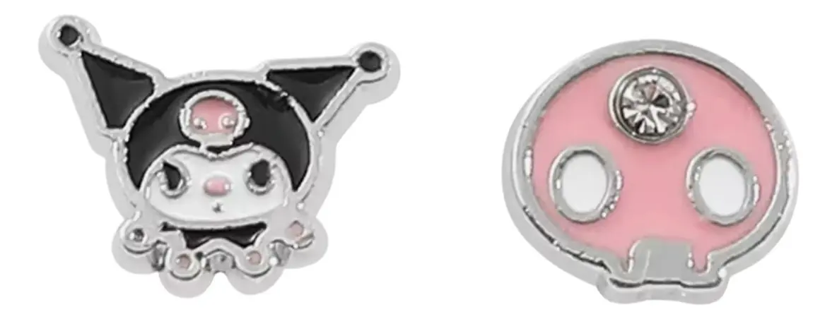 Aros Pequeños Sanrio de Plata Esterlina