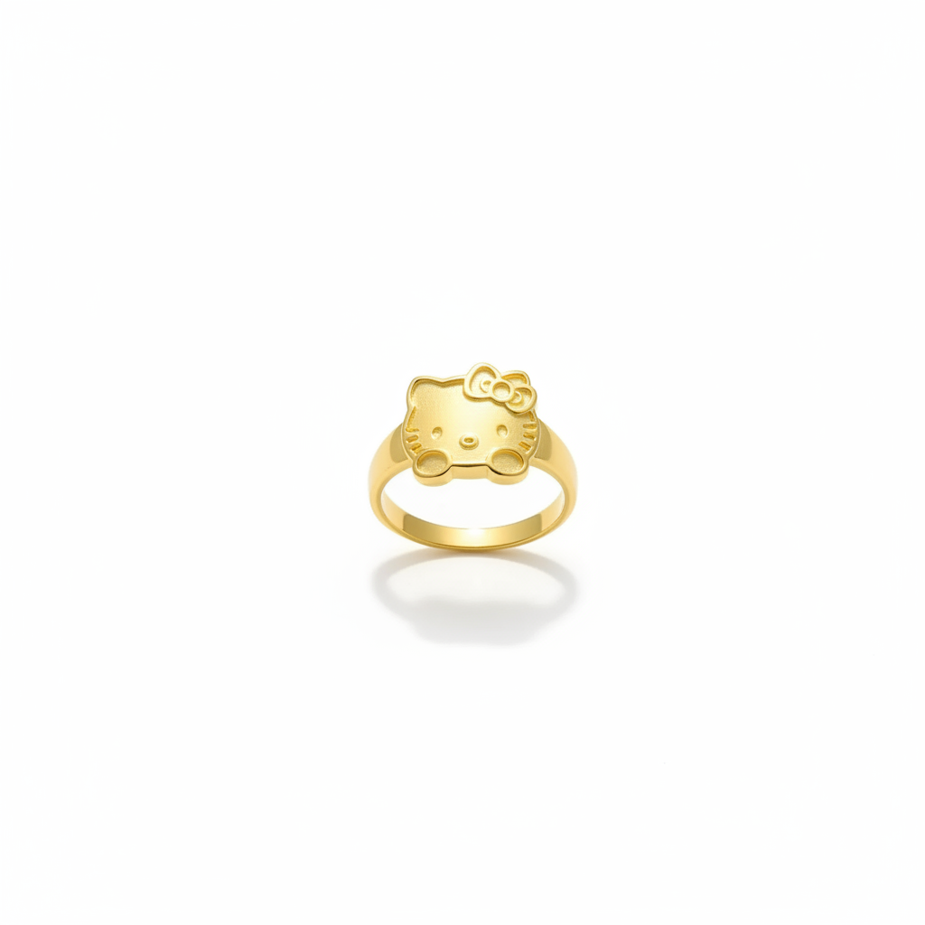 Anillo Hello Kitty de Plata Esterlina 925 (Varios modelos)